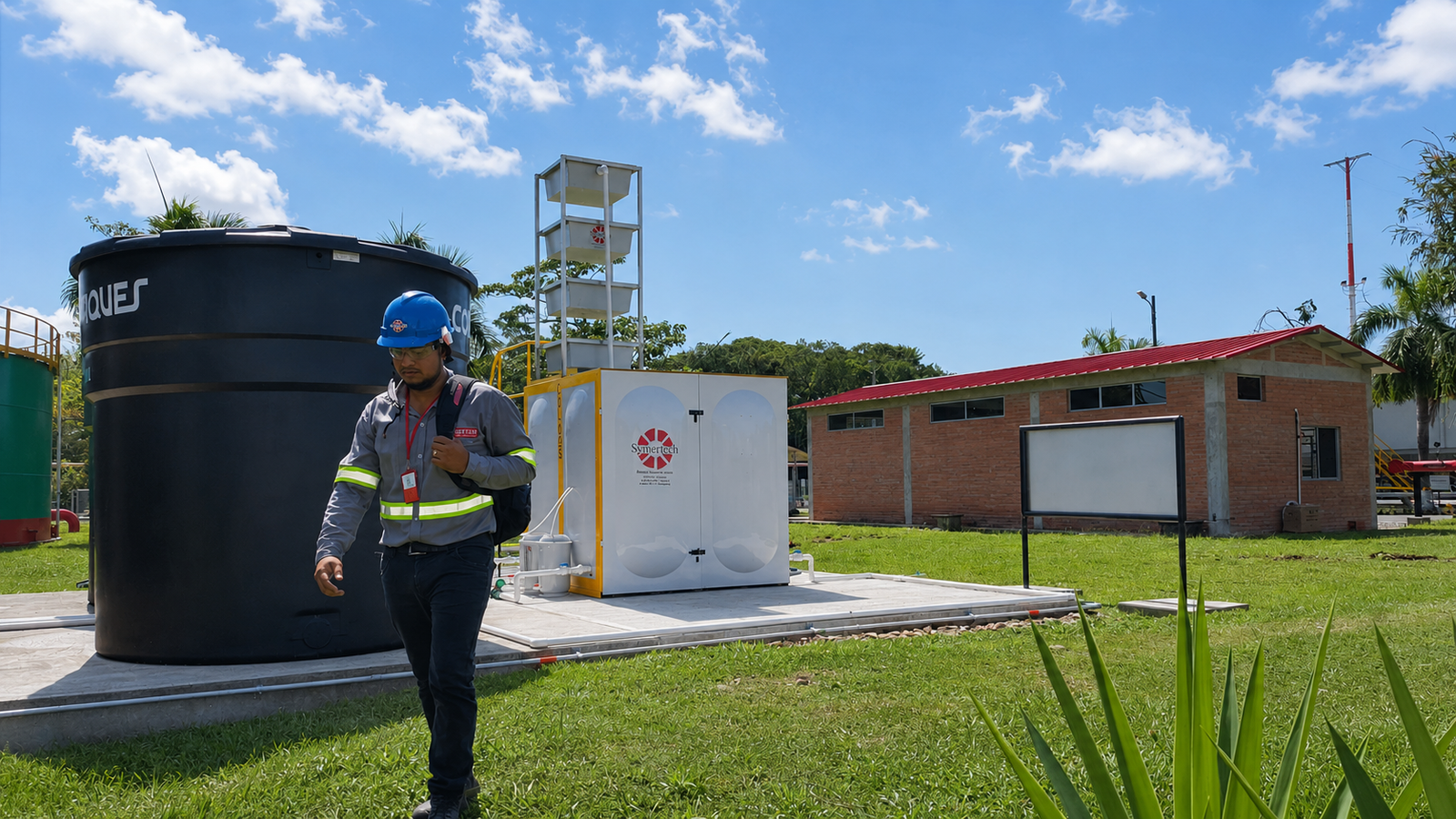Planta contenedorizada para tratamiento de aguas residuales y agua potable COD 025: ECOPETROL