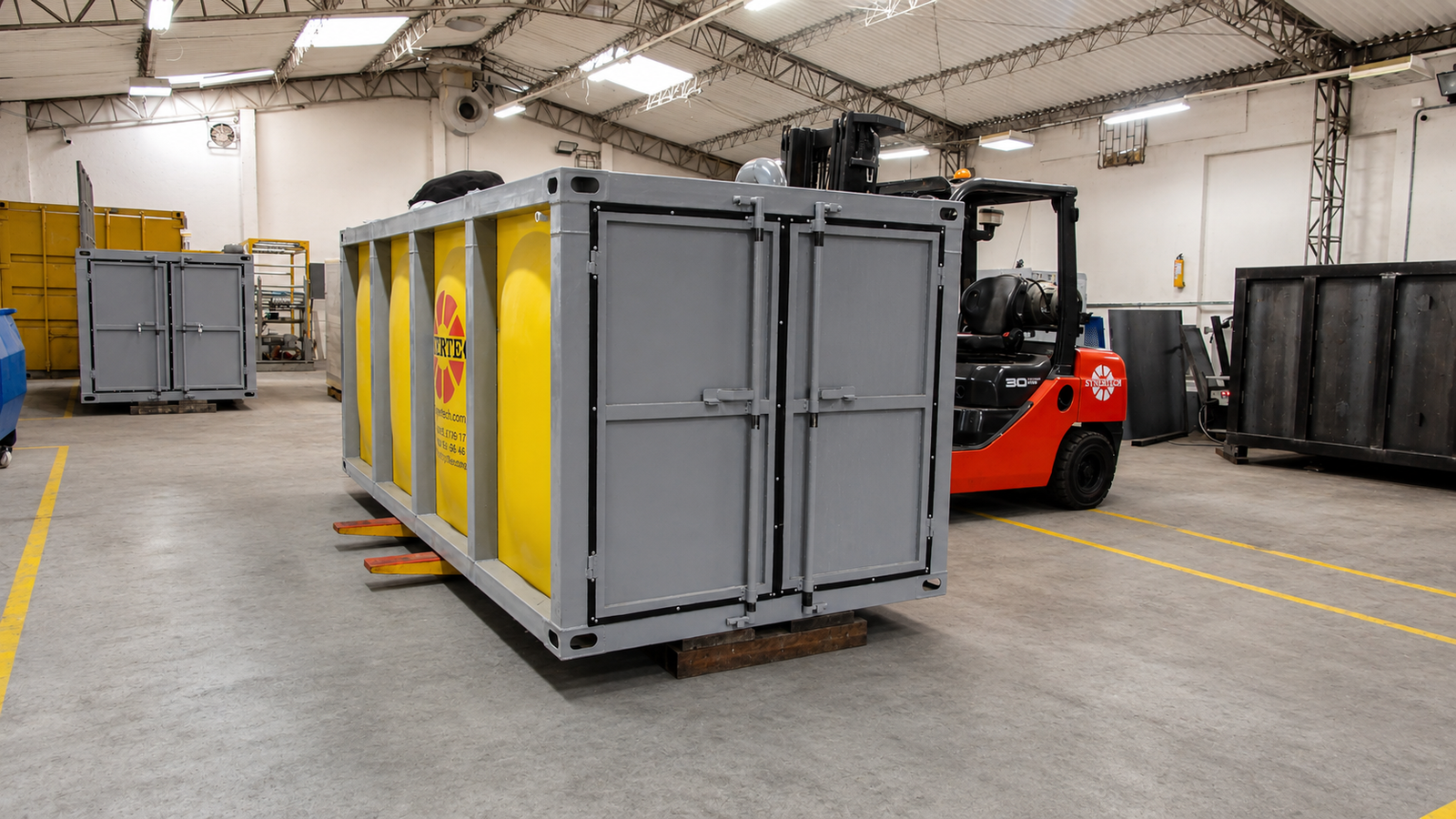 Planta contenedorizada para tratamiento de aguas residuales y agua potable COD 038: AGRORIEGOS