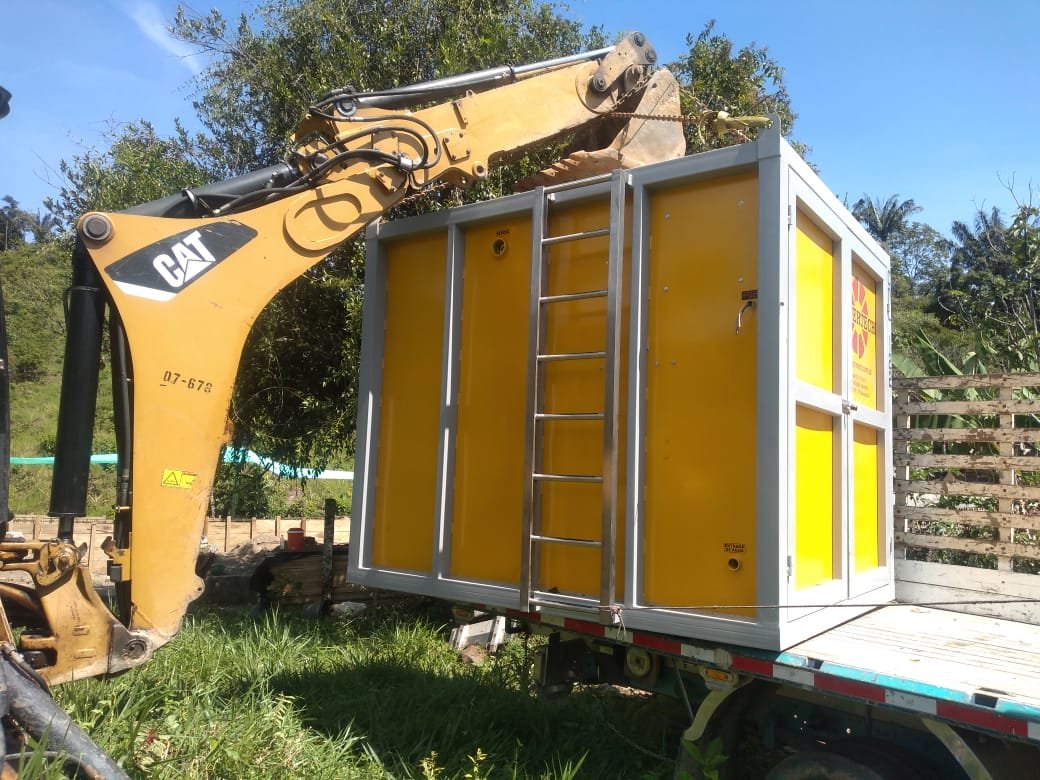 Planta contenedorizada para tratamiento de aguas residuales y agua potable COD 122: CARLOS LIZARAZO