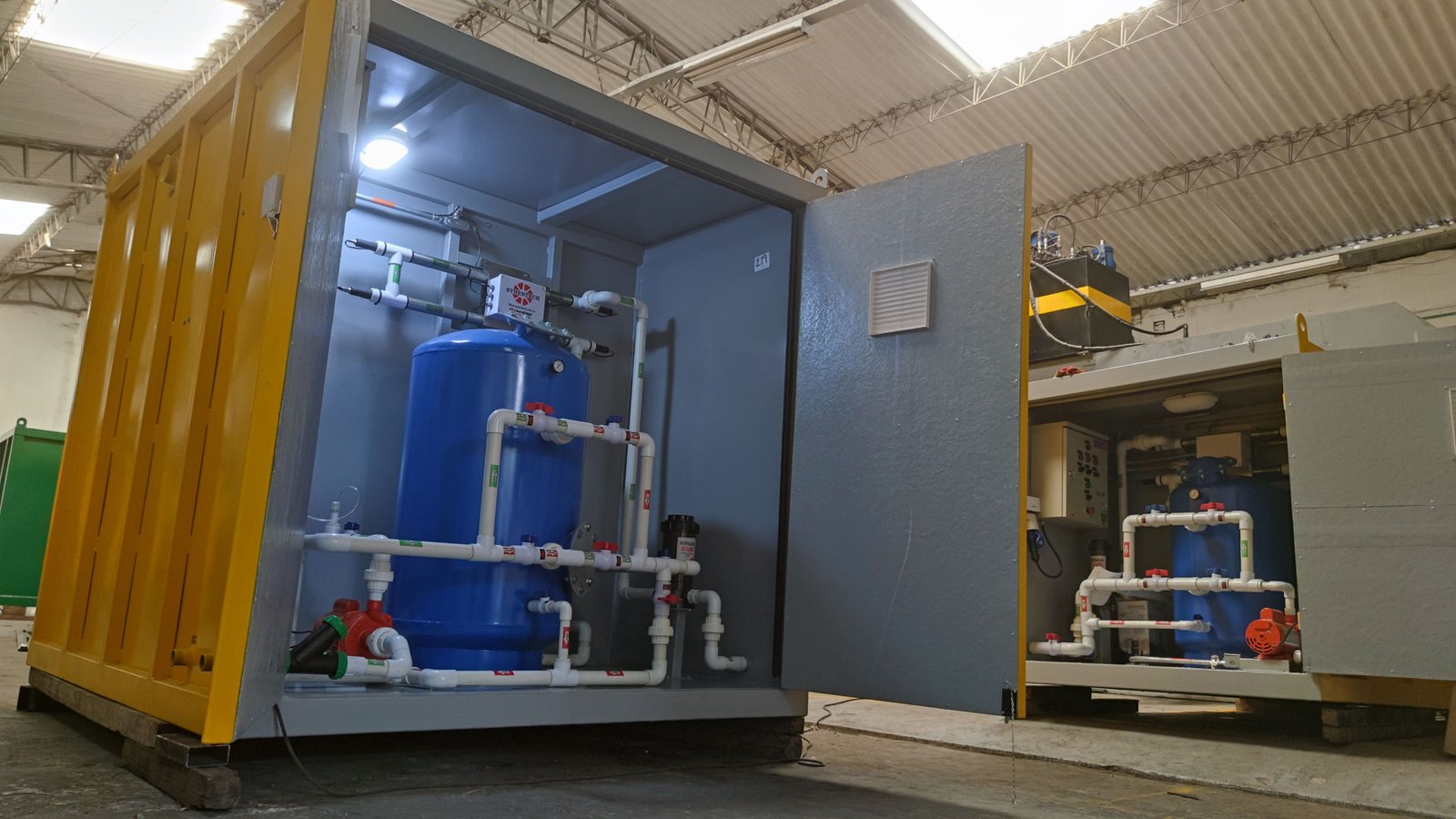 Planta contenedorizada para tratamiento de aguas residuales y agua potable COD 219: ALEX RAMOS
