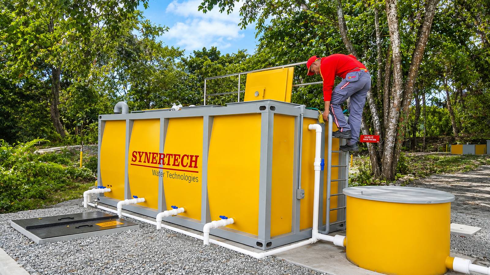 Planta contenedorizada para tratamiento de aguas residuales y agua potable COD 037: EDS TERPEL - EL AMARILLO