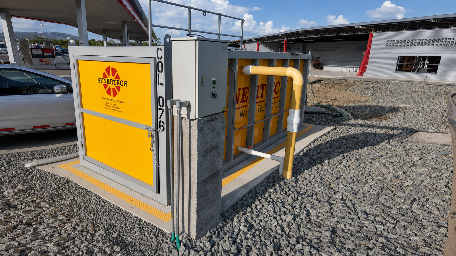 Planta contenedorizada para tratamiento de aguas residuales y agua potable COD 076: EDS TERPEL - SALENTO