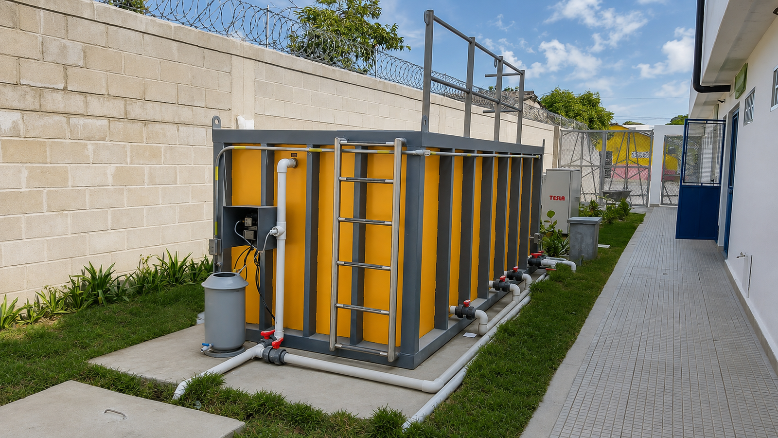 Planta contenedorizada para tratamiento de aguas residuales y agua potable COD 080: RED HOSPITALARIA PASO GALÁN