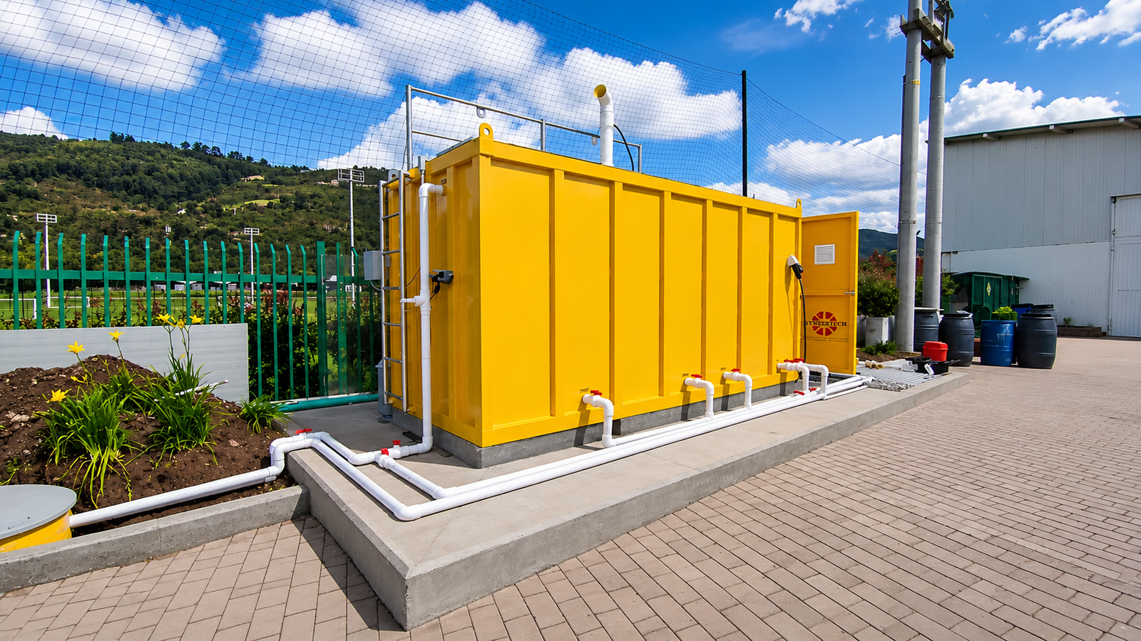 Planta contenedorizada para tratamiento de aguas residuales y agua potable COD 155: AMBIENTE GLOBAL - PRIMAX