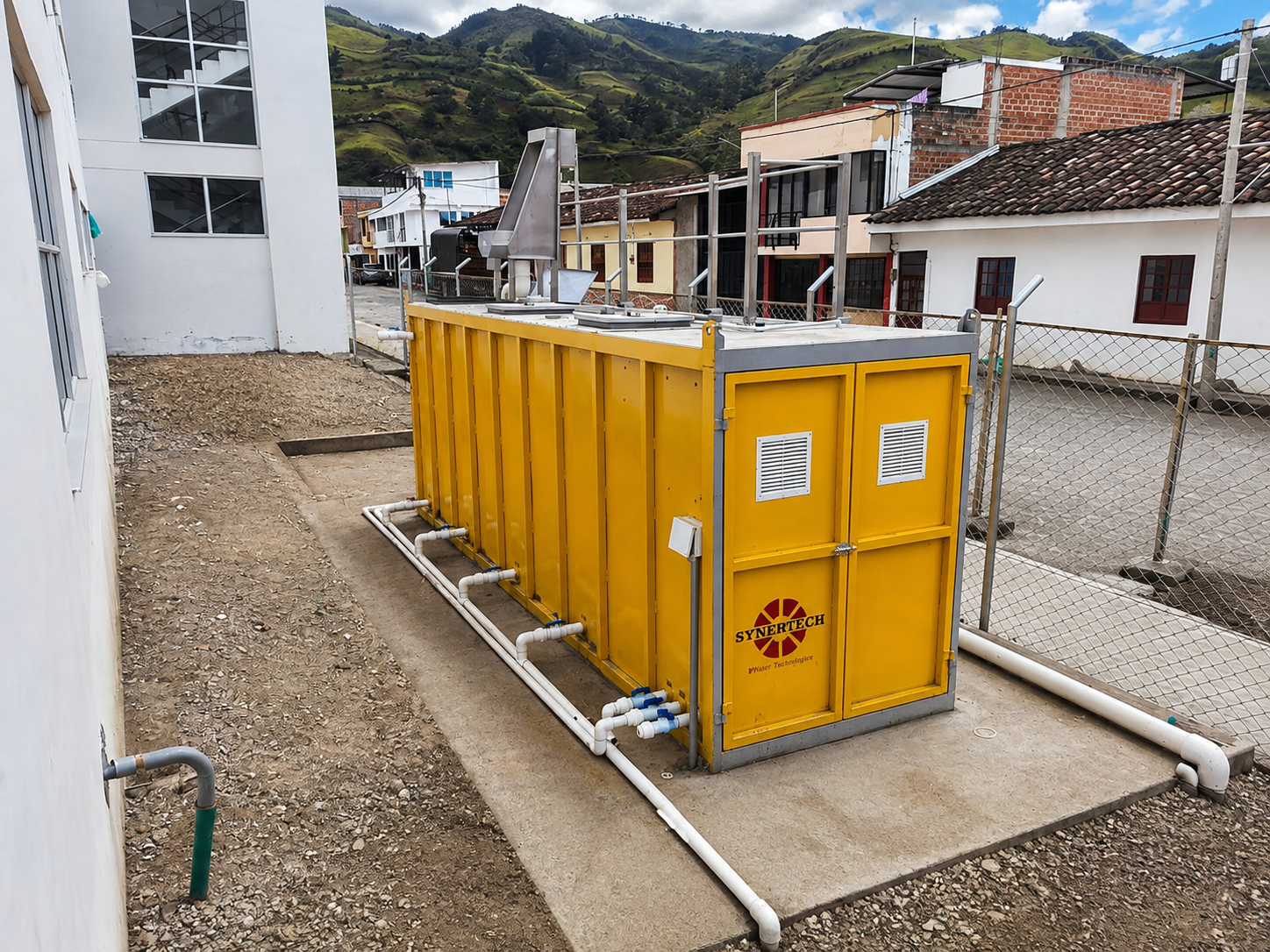 Planta contenedorizada para tratamiento de aguas residuales y agua potable COD 238: MOISES MARTINEZ