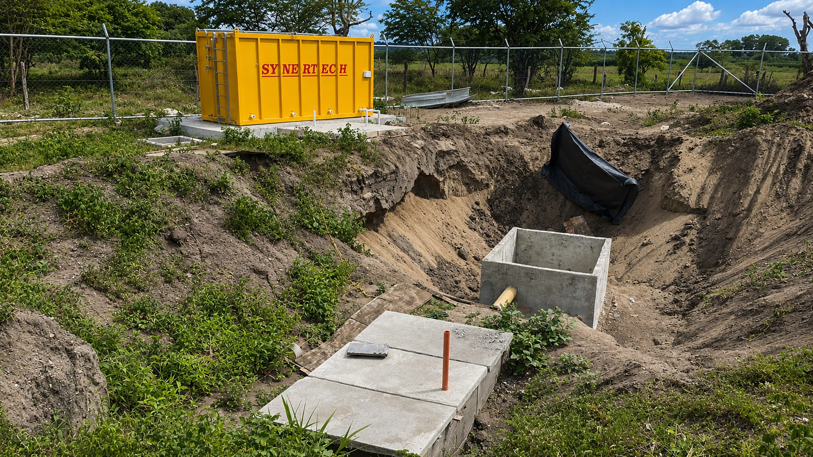 Planta contenedorizada para tratamiento de aguas residuales y agua potable COD 266: EMMI CONSTRUCCIONES Y MONTAJES SAS