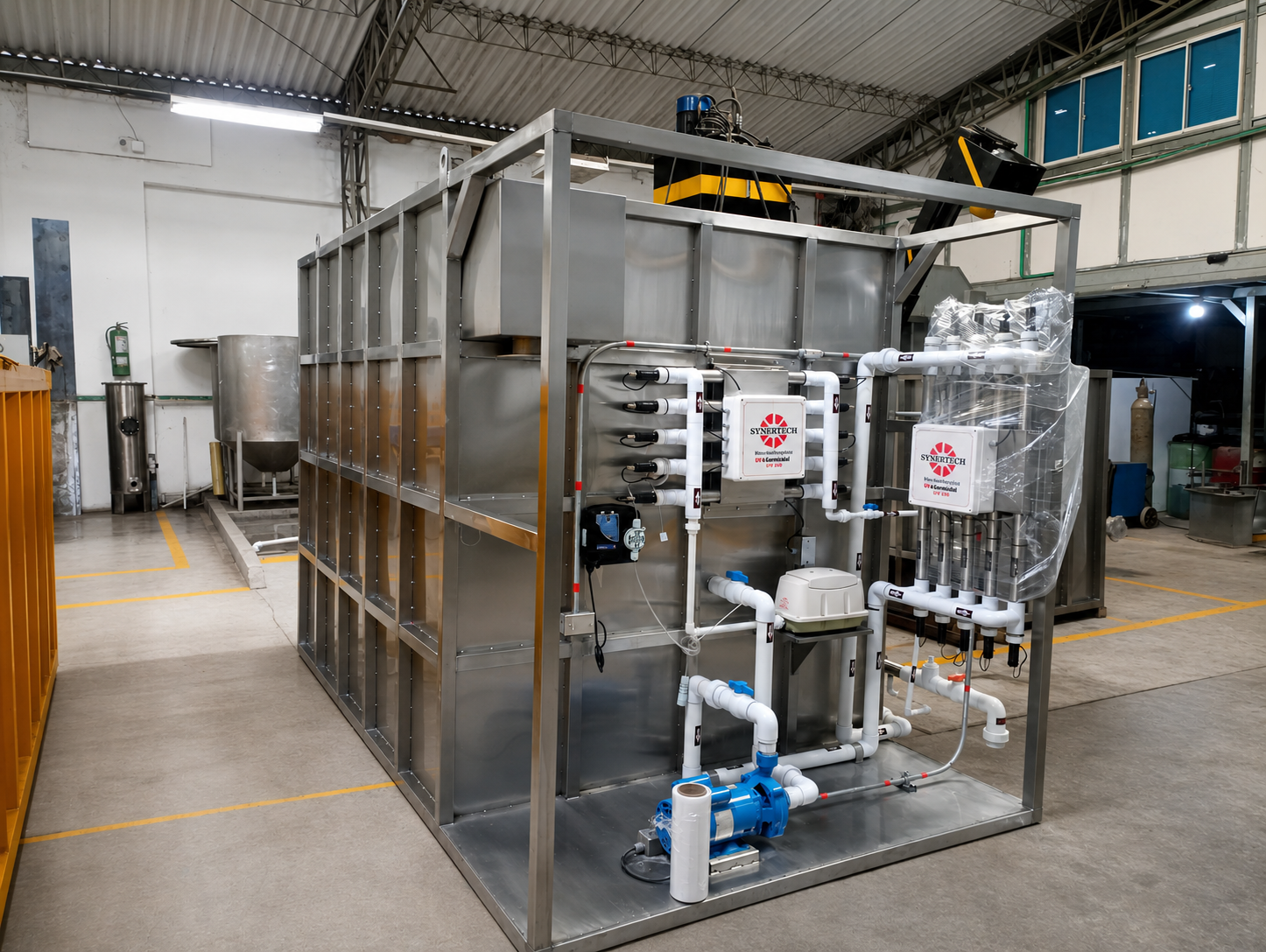 Planta contenedorizada para tratamiento de aguas residuales y agua potable COD 282: TEYUNA FOODS