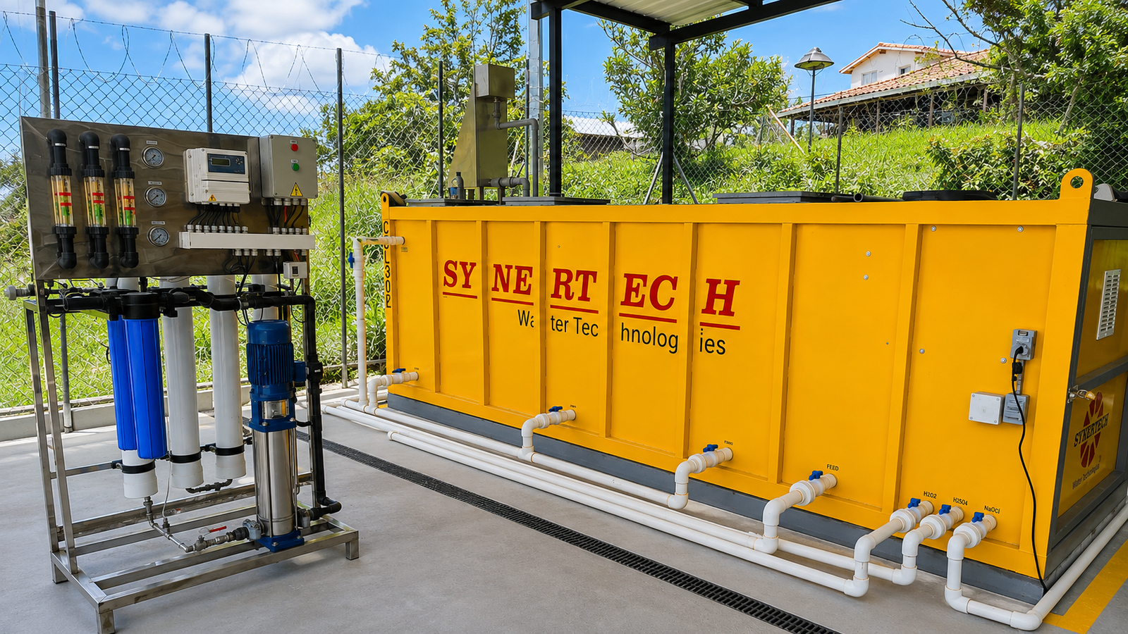 Planta contenedorizada para tratamiento de aguas residuales y agua potable COD 302: LÁCTEOS LA HOLANDESA