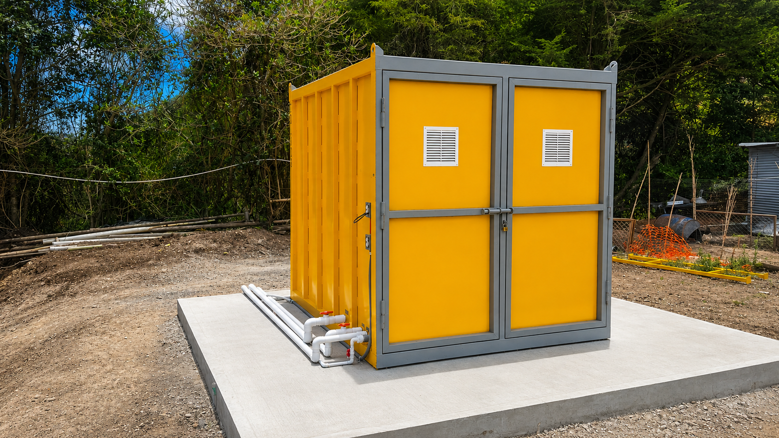 Planta contenedorizada para tratamiento de aguas residuales y agua potable COD 303: JHONY VEGA
