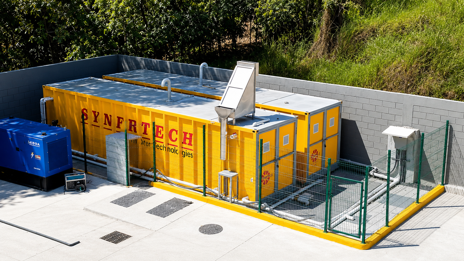 Planta contenedorizada para tratamiento de aguas residuales y agua potable COD 309: AMITIE