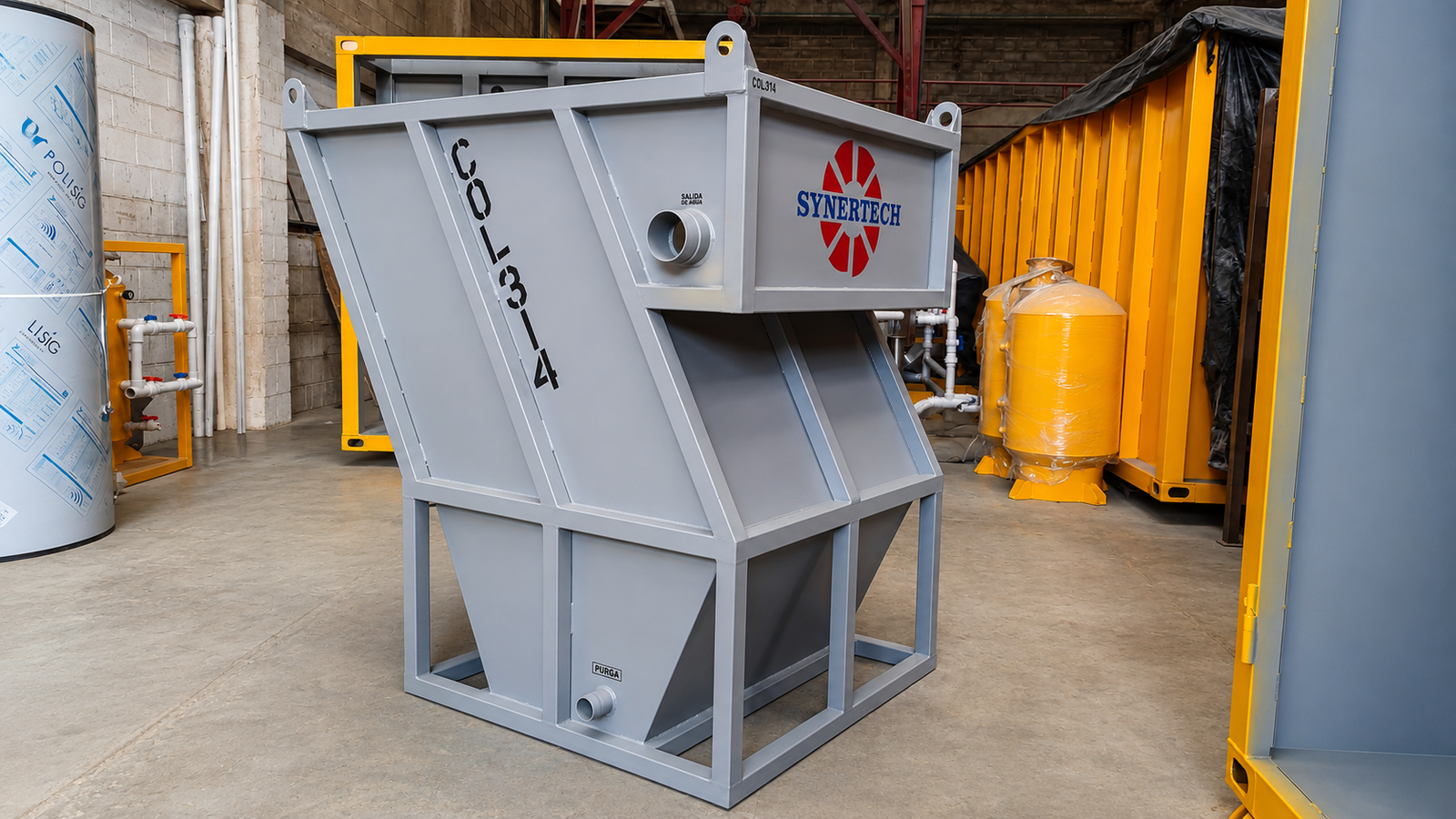 Planta contenedorizada para tratamiento de aguas residuales y agua potable COD 314: HIDROSOLUTIONS