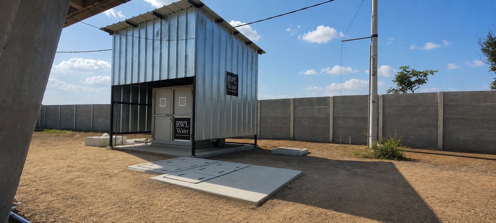Planta contenedorizada para tratamiento de aguas residuales y agua potable COD 315: RWL WATER