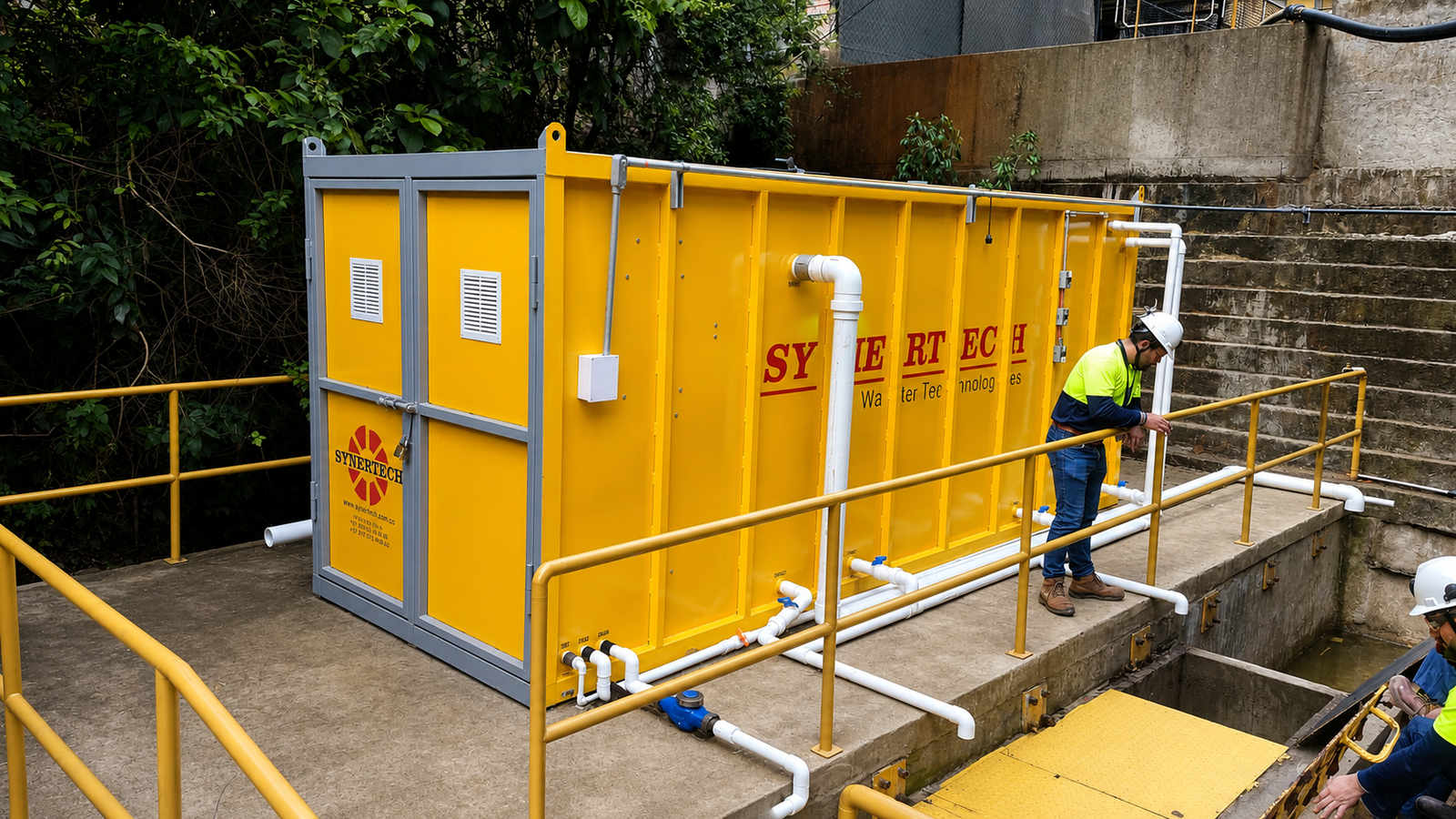 Planta contenedorizada para tratamiento de aguas residuales y agua potable COD 332: ARIS MINING