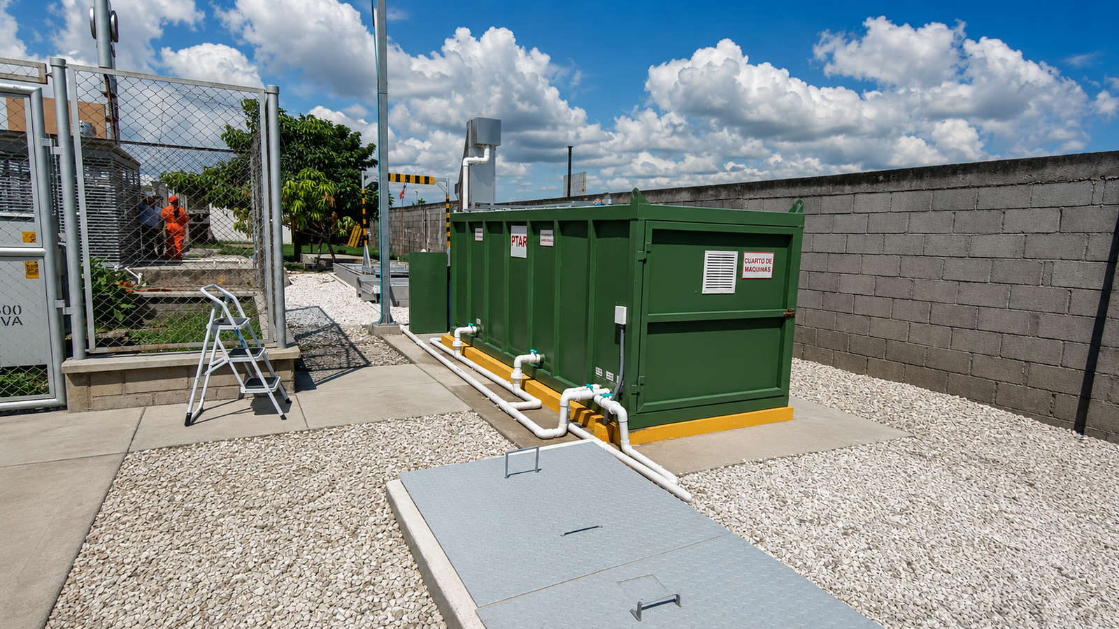 Planta contenedorizada para tratamiento de aguas residuales y agua potable COD 335: TERPEL