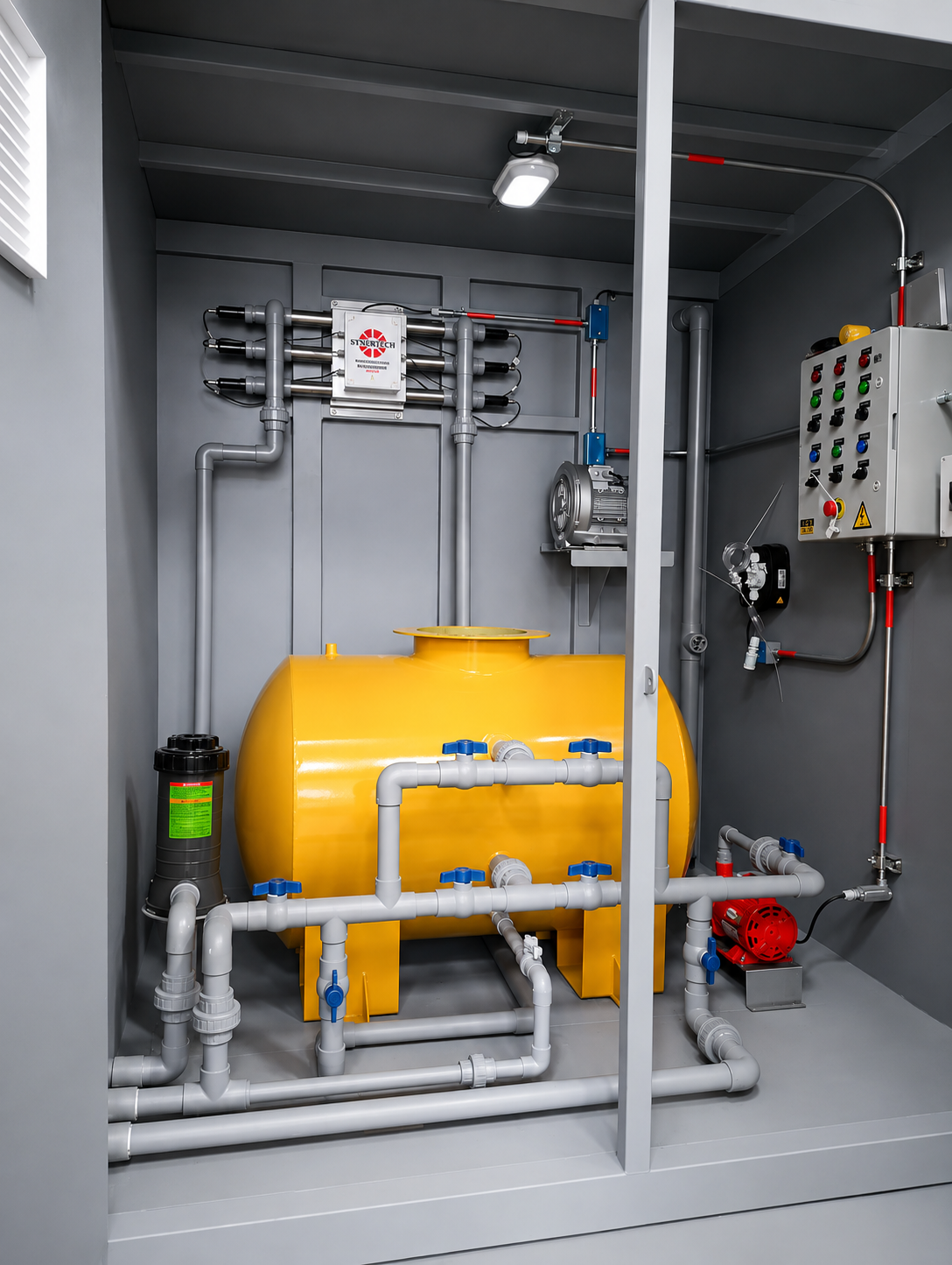 Planta contenedorizada para tratamiento de aguas residuales y agua potable COD 338: PTAR