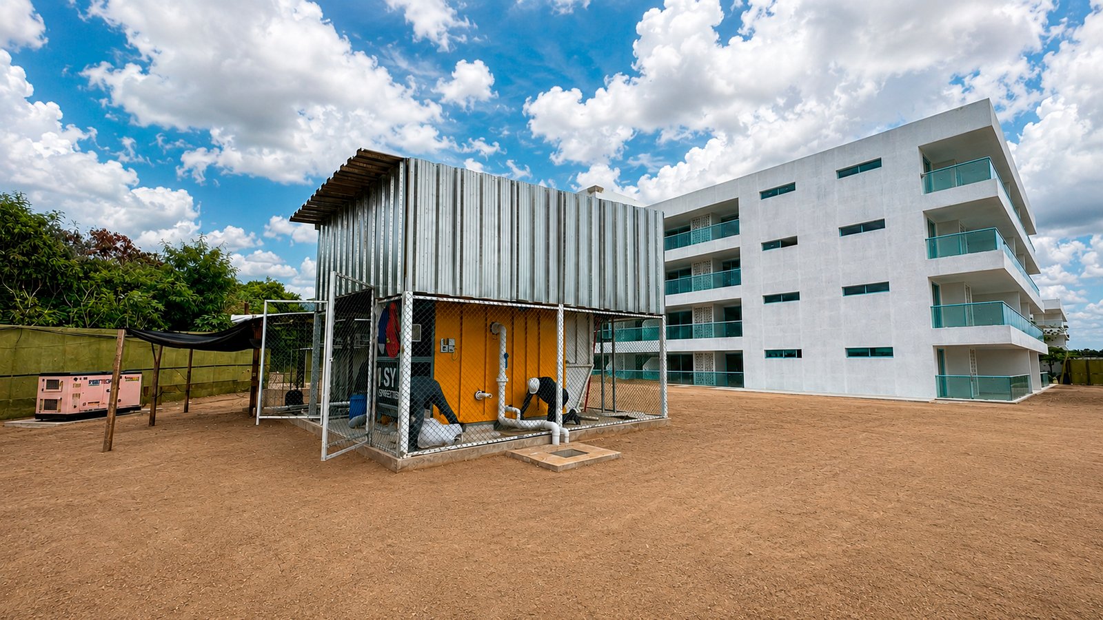 Planta contenedorizada para tratamiento de aguas residuales y agua potable COD 460: GRUPO DE INVERSIÓN INMOBILIARIA SAS