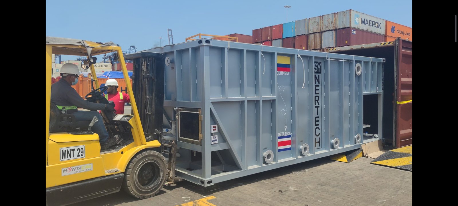 Soluciones de tratamiento de agua para puertos, terminales y operaciones logísticas COD 494: CUBIC
